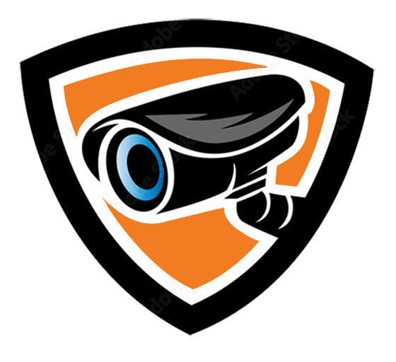 a logo of a security camera